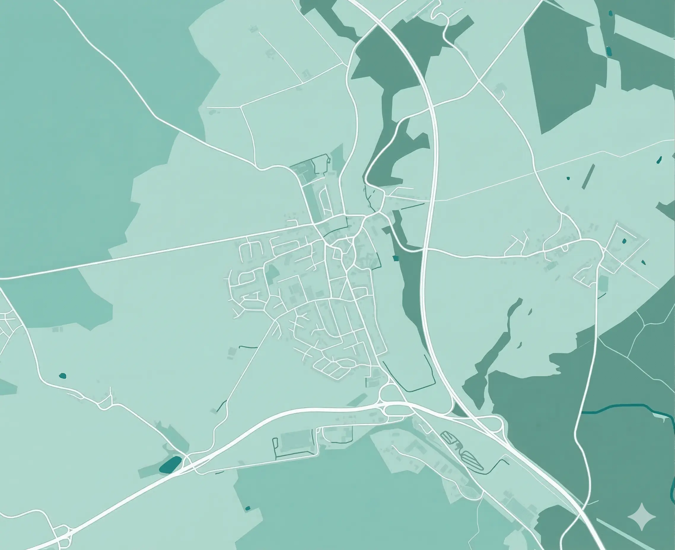 Stylisierte Karte des Rheinböllens